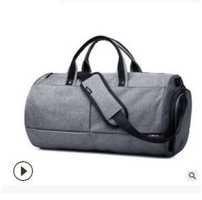 Men'S Fashion Sports Gym Bag Waterproof Canvas Portable Travel Bag Large Capacity Lightweight Training Travel Bag Cross-Border
